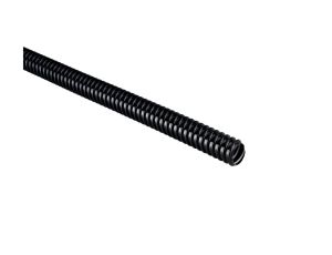 Rura spiralna wysokoelastyczna czarna 320N samogasnąca PVC +5C +60C PV UV fi 12 /30m/ ECGFE12N
