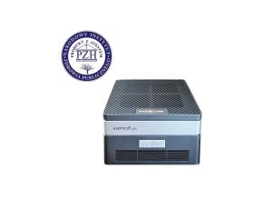 ASEPTICA cubic czarny – oczyszczacz powietrza z wielopoziomowym filtrem i lampą UV-C