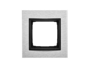 Simon 54 Nature Ramka pojedyncza metal INOX YANG DRN1/76