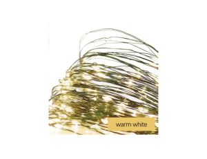 Lampki choinkowe XMAS nano TIMER 2,4W 75LED 7,5m IP44 ciepły biały D3AW04