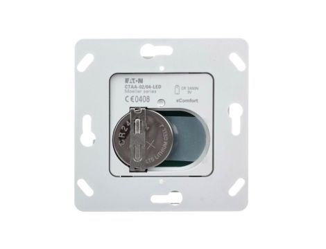 xComfort Bezprzewodowy nadajnik do klawisza podwójnego z diodą LED (podtynkowy) CTAA-02/04-LED 126033