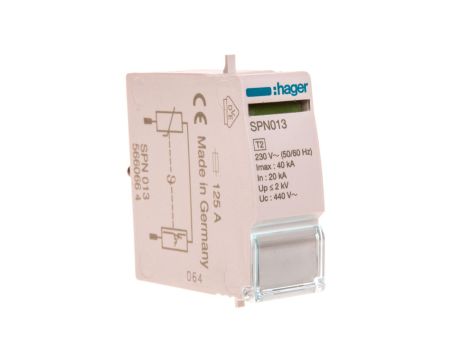 Wkładka ogranicznika przepięć Typ T2 40kA 2kV sieć IT SPN013