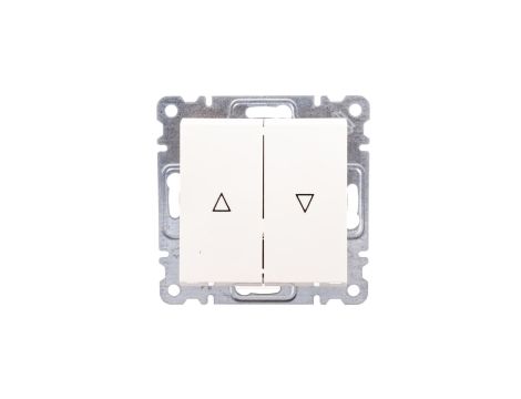 LUMINA Przycisk żaluzjowy kremowy WL0321