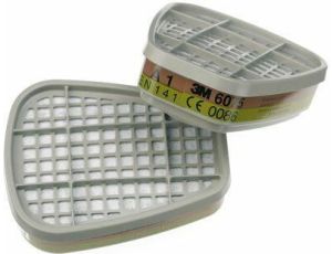 3M FILTR PRZECIW GAZOM I OPAROM /2szt... 3M6075 A1 FORMALDEHYD