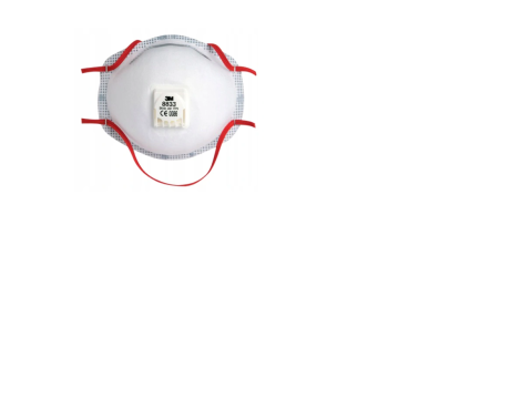 3M PÓŁMASKA Z ZAWORKIEM  3m8833 /10szt.. FFP3...