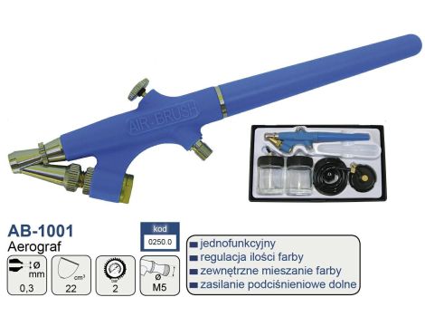 ADLER AEROGRAF 0,3mm AB-1001.......