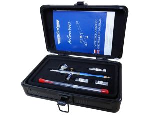 ADLER AEROGRAF AIRFORCE AD-9001 W ZESTAWIE DYSZE  0,2mm 0,3mm 0,5mm