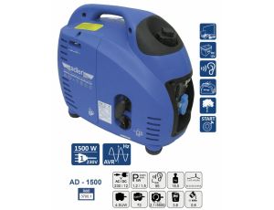 ADLER GENERATOR PRĄDOTWÓRCZY 1,5KW AD-1500 INWENTOROWY...