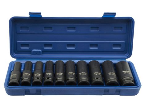 ADLER NASADKI UDAROWE DŁUGIE 10szt.1/2" UDAROWE