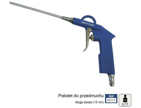 ADLER PISTOLET DO PRZEDMUCHIWANIA 15cm