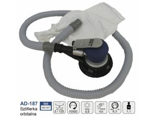 ADLER PNEUMATYCZNA SZLIFIERKA MIMOŚRODOWA 125mm AD-187