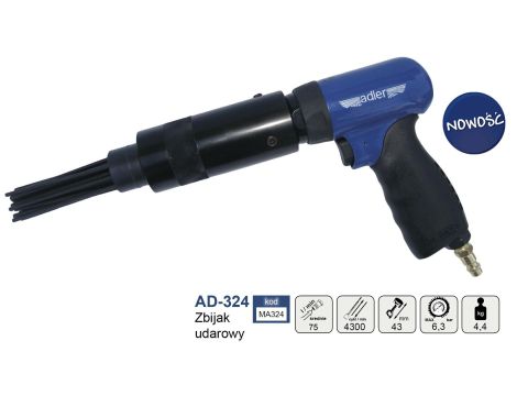 ADLER PNEUMATYCZNY MŁOTEK IGŁOWY