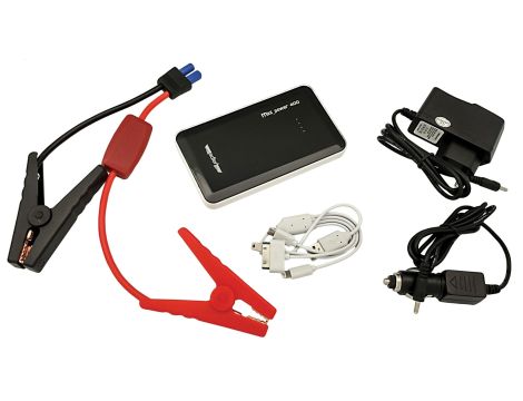 ADLER POWER BANK MINI POWER-400 WILOFUNKCYJNE URZĄDZENIE ROZRUCHOWE