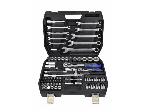 ADLER ZESTAW KLUCZY 1/2"-1/4"  82el.