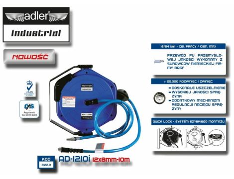 ADLER ZWIJADŁO Z PRZEWODEM PU 12x8mmx10m AD-1210i