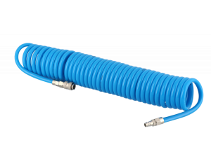 AIRPRESS WĄŻ SPIRALNY PU 12mmx8mmx 5m UZBROJONY
