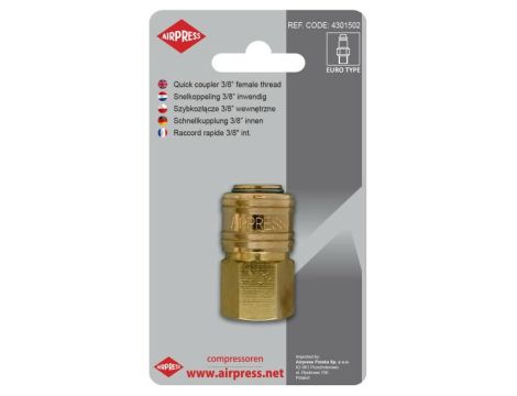 AIRPRESS.SZYBKOZŁĄCZKA 3/8" GW
