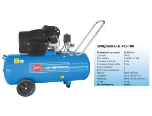 KOMPRESOR AIRPRESS V 100L /HL425-100/ 260 l/min / Max. 8 BAR.