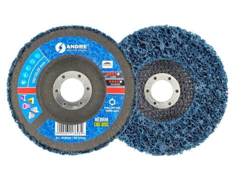 ANDRE KRĄŻEK SZLIFIERSKI CBS 125mm MEDIUM - BLUE - 3