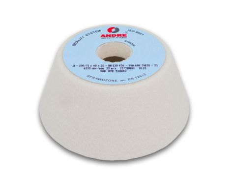 ANDRE ŚCIERNICA GARNKOWA 100mm x 40mm x 20mm 99A60K7VE0-33 BIAŁA "TYP 11"