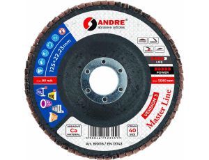 ANDRE ŚCIERNICA LISTKOWA 125mm P 40 CERAMICZNA MASTER LINE WERSJA III