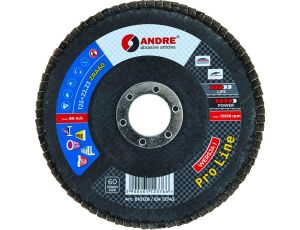 ANDRE ŚCIERNICA LISTKOWA 125mm P 60 CYRKONOWA PRO LINE WERSJA I - image 2