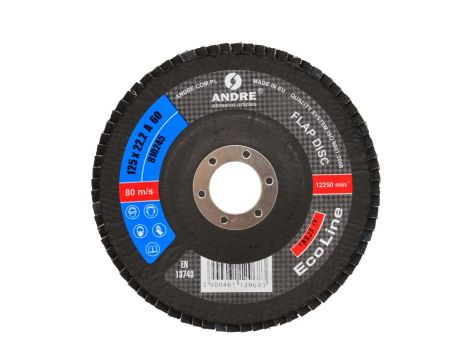 ANDRE ŚCIERNICA LISTKOWA 125mm P40 ECO LINE WERSJA IV