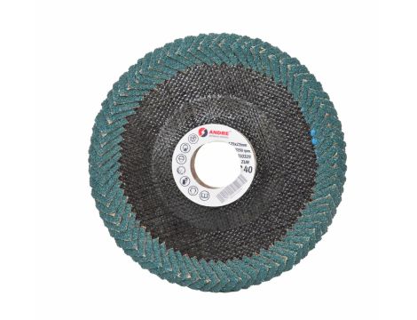 ANDRE ŚCIERNICA PACHWINOWA 125mm P40  ZUR CYRKONOWA PŁASKA - 2