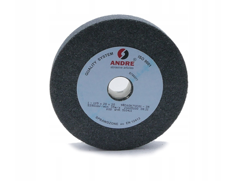 ANDRE ŚCIERNICA PŁASKA 125mm x 20mm x 20mm 98C60K7VC01-35 CZARNA "TYP 1"