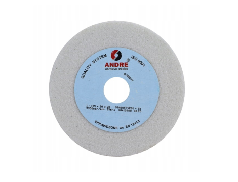 ANDRE ŚCIERNICA PŁASKA 125mm x 20mm x 20mm 99A60K7VE01-35 BIAŁA "TYP 1"
