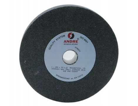 ANDRE ŚCIERNICA PŁASKA 150mm x 20mm x 20mm 98C60K7VC01-35 CZARNA "TYP 1"