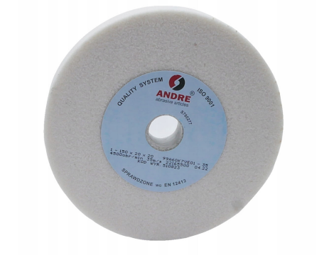 ANDRE ŚCIERNICA PŁASKA 150mm x 20mm x 20mm 99A60K7VE01-35 BIAŁA "TYP 1"