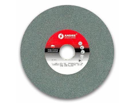 ANDRE ŚCIERNICA PŁASKA 200mm x 20mm x 32mm 99C60K7VC01-35 ZIELONA "TYP 1"