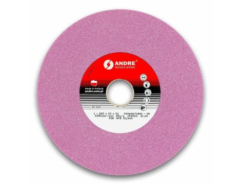ANDRE ŚCIERNICA PŁASKA 200mm x 20mm x 32mm CRA60K7VE01-35 RÓŻOWA "TYP 1"