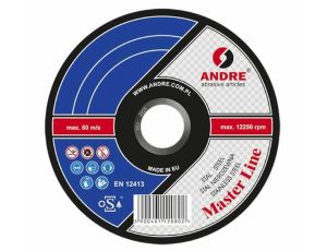 ANDRE TARCZA DO METALU 125 x 1,0mm METAL/INOX MASTER LINE 55A60RBF