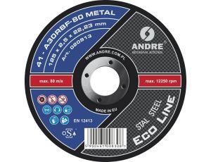 ANDRE TARCZA DO METALU 125 x 2,5mm METAL ECO LINE A30RBF