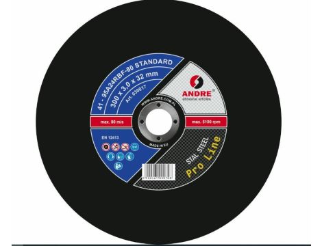 ANDRE TARCZA DO METALU 300 x 3,0mm x 32mm STANDARD PRO LINE 95A24RBF