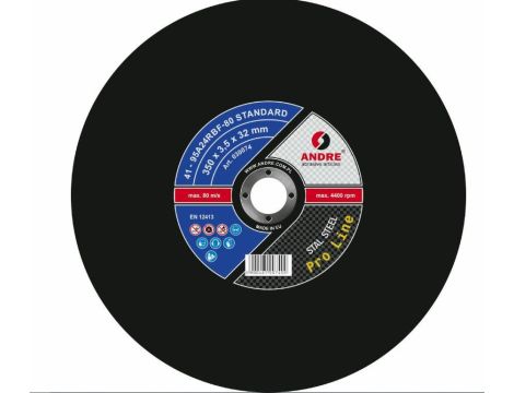 ANDRE TARCZA DO METALU 350 x 3,5mm x 32mm STANDARD PRO LINE 95A24RBF