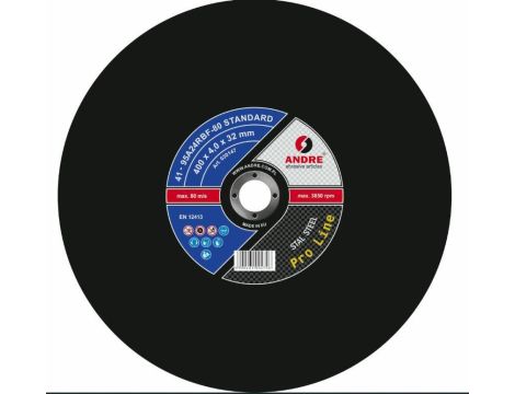 ANDRE TARCZA DO METALU 400 x 4,0mm x 32mm STANDARD PRO LINE 95A24RBF