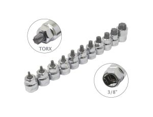 ASTA NASADKI NISKOPROFILOWE – TORX 3/8” NA SZYNIE