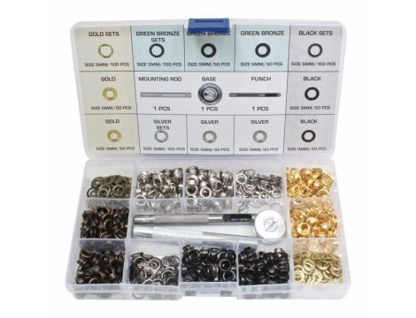 ASTA ZESTAW NARZĘDZI DO PRZELOTEK Z OCZKAMI 5MM - 403el