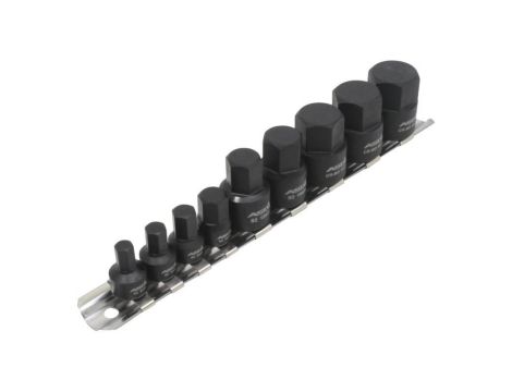 ASTA ZESTAW UDAROWYCH KLUCZY NASADOWYCH HEX METRYCZNE 1/4" - 3/8"