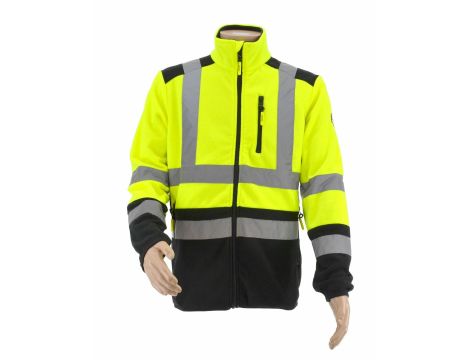 AWTOOLS BLUZA POLAROWA T3/ ODBLASKOWA ŻÓŁTA/  M