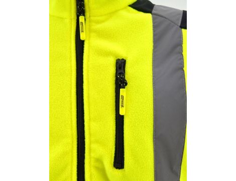 AWTOOLS BLUZA POLAROWA T3/ ODBLASKOWA ŻÓŁTA/ XL - 7