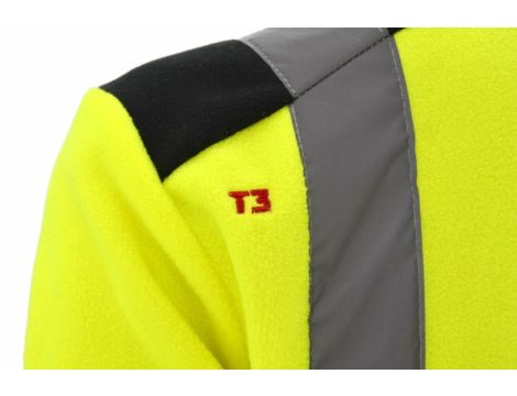 AWTOOLS BLUZA POLAROWA T3/ ODBLASKOWA ŻÓŁTA/ XXL - 6