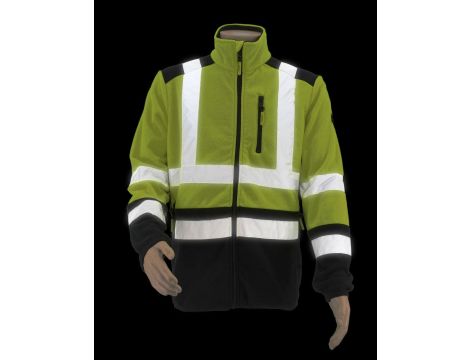 AWTOOLS BLUZA POLAROWA T3/ ODBLASKOWA ŻÓŁTA/ XXXL - 2