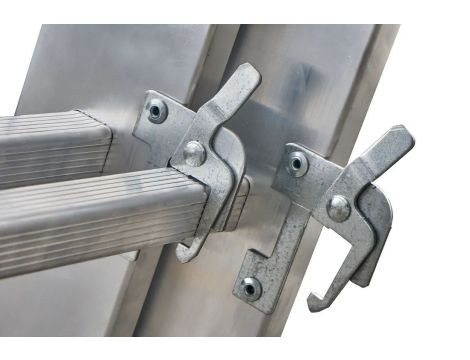 AWTOOLS DRABINA ALUMINIOWA  2x 7 150KG WIELOFUNKCYJNA 2-CZĘŚCIOWA - 6