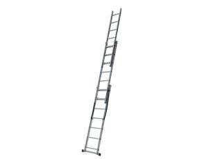 AWTOOLS DRABINA ALUMINIOWA  3x 8 STOPNI 150KG ADAPATACJA NA SCHODY - image 2