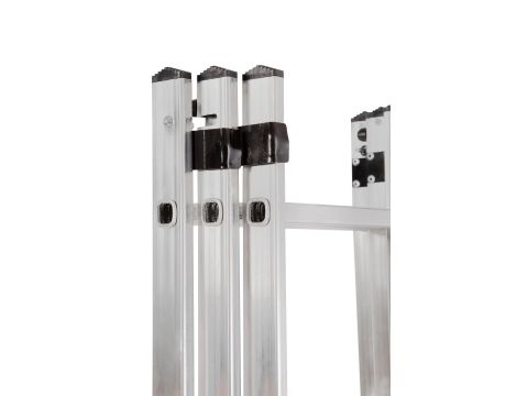 AWTOOLS DRABINA ALUMINIOWA BASIC 3x10 STOPNI 150kg - 10