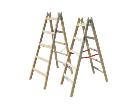 AWTOOLS DRABINA DREWNIANA  2x 8 STOPNI 150KG